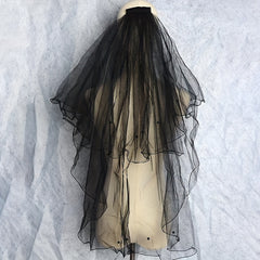 Bridal Veil Faux Pearl Head Veil Wedding Dress Hair Accessories