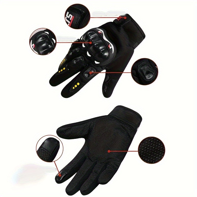 Motorcycle Full Finger Sports Racing Cycling Street Fitness Gloves