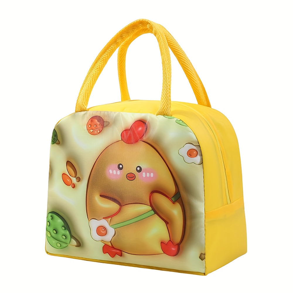 Cartoon Lunch Bag Insulated Portable Bag For Outing