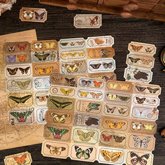 Yellowed Paper Series Retro Stickers Bundle