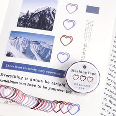 Heart Decoration Washi Masking Tape for Scrapbooking Stationary School Supplies