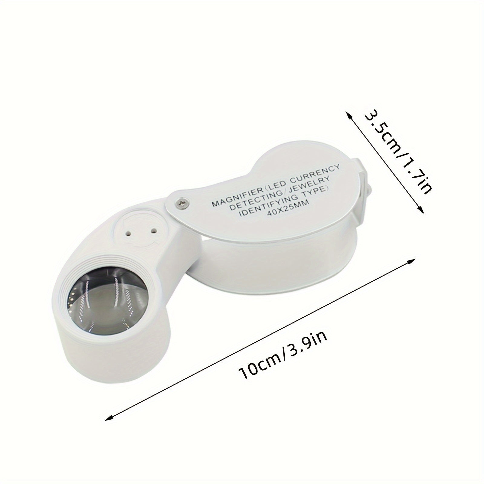 LED UV Illuminated Jeweler Loupe Magnifier BM MG6026