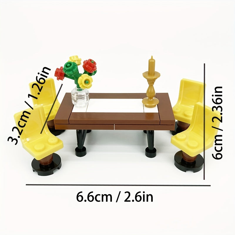 Stacking Blocks Dining Table Model Ornaments