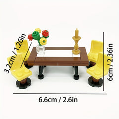 Stacking Blocks Dining Table Model Ornaments