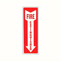 5 Pack Self Adhesive Reminder Stickers for Fire Safety Signs Red