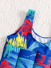 Comfy Toddler Swimwear Floating One Piece Swimsuit for Kids