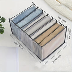 Grids Underwear Organizer Foldable Socks Divider Closet Storage Box