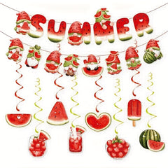 Watermelon Party Decoration Set for Kids Birthday Party