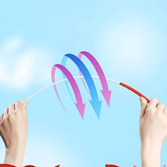 380cm Gymnastic Dance Ribbon Colorful Dancing Ribbon With Handle