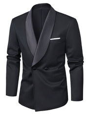 Men's Shining Lapel Tuxedo Jacket for Wedding Banquet