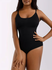Solid Cami Bodysuit Sexy Sleeveless Slim Summer Bodysuit