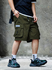 Men's Cargo Shorts Loose Fit Breathable Casual Pants