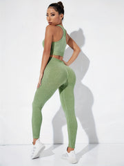 2pcs Yoga Set Sports Bra & Leggings Women's Activewear