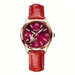 LIGE Kids Quartz Watch Cute Animal Shape Waterproof Vintage Girls Watch