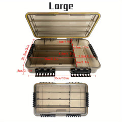 1pc Grid Storage Box Parts Tool Box Plastic Screw Electronic Accessories