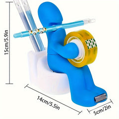 Tape Dispenser Pen Holder Desk Pen Holder Teacher Gift