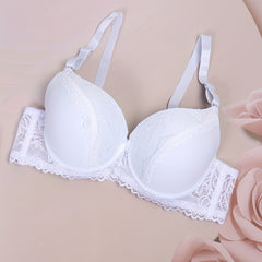 Full Coverage Lace Push Up Bra