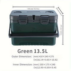 Portable Insulated Cooler Box for Camping Car Travel