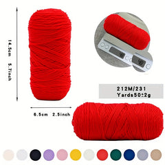 10pcs Acrylic Yarn 4 ply Assorted Colors 50g Pack Crocheting & Knitting