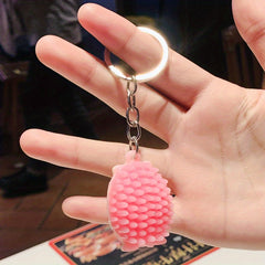 Hedgehog Key Chain For Kids Birthday Gift Key Ring Holder Wallet Bag Animal