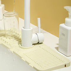Faucet Drain Mat Kitchen Splash Pad Washstand Plate