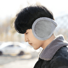 Winter Ear Muffs for Outdoor Sports Skiing - Unisex Brown Grey