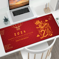 Dragon Print Tableware Drying Pad - Soft & Anti-Slip Pet Pad