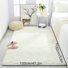 Soft Fluffy Bedroom Rugs Indoor Shaggy Plush Area Rug For Teens