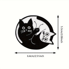 Funny Cat Morale Patch Hook and loop Range Bag Patch Tactical Hat Patch