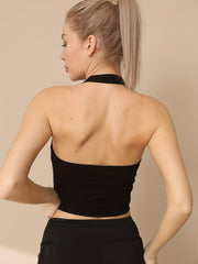 Sexy V-Neck Halter Top Plunge Tank Top