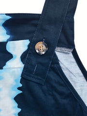 Tie Dye Wide Leg Jumpsuit With Pockets