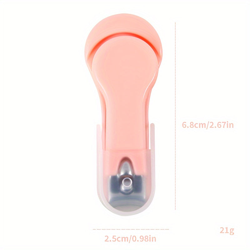Portable Nail Clipper Manicure Tool Splash-proof Nail Scissor