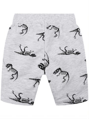 Boys Dino Pocket Shorts for Summer