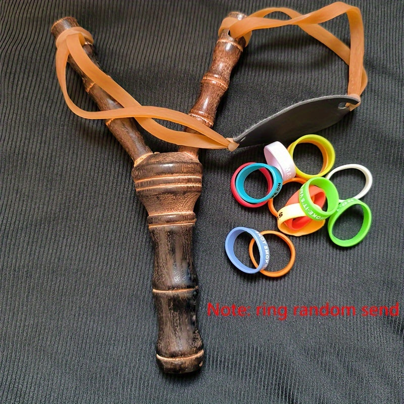 Bamboo Slingshot Toy For Outdoor Fun