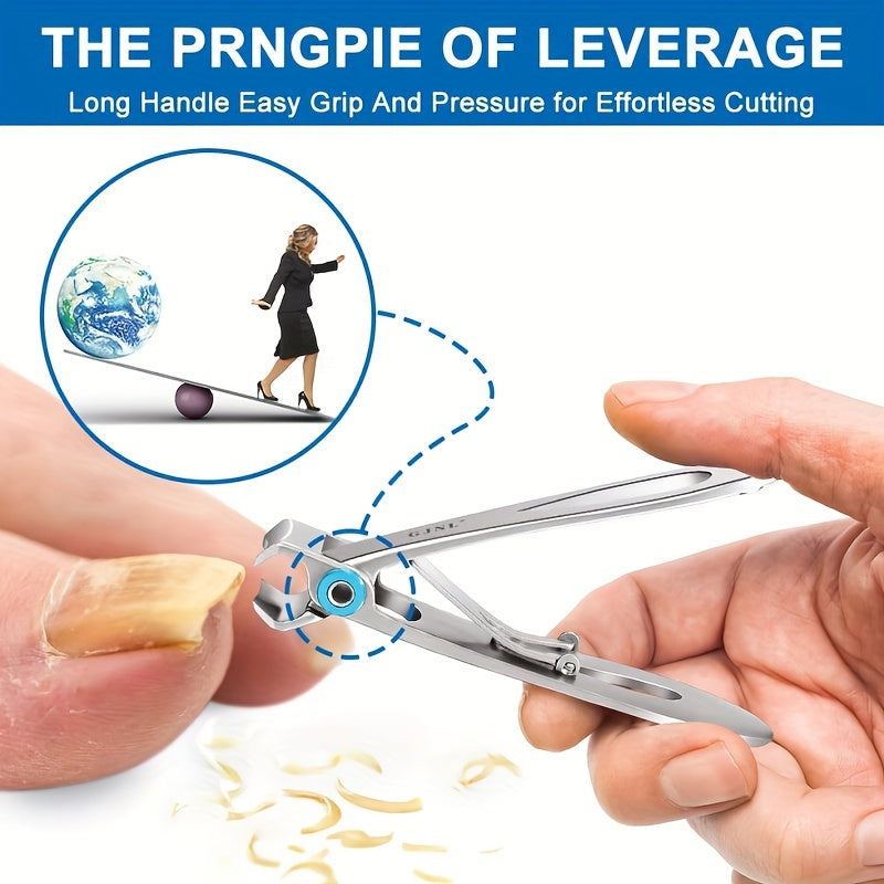Stainless Steel Large Nail Clippers For Thick Nails Finger Nail Cutter