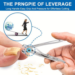 Stainless Steel Large Nail Clippers For Thick Nails Finger Nail Cutter