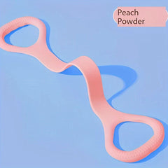 Figure Eight Stretch Pull Belt Back Chest Training Yoga Resistance Rope