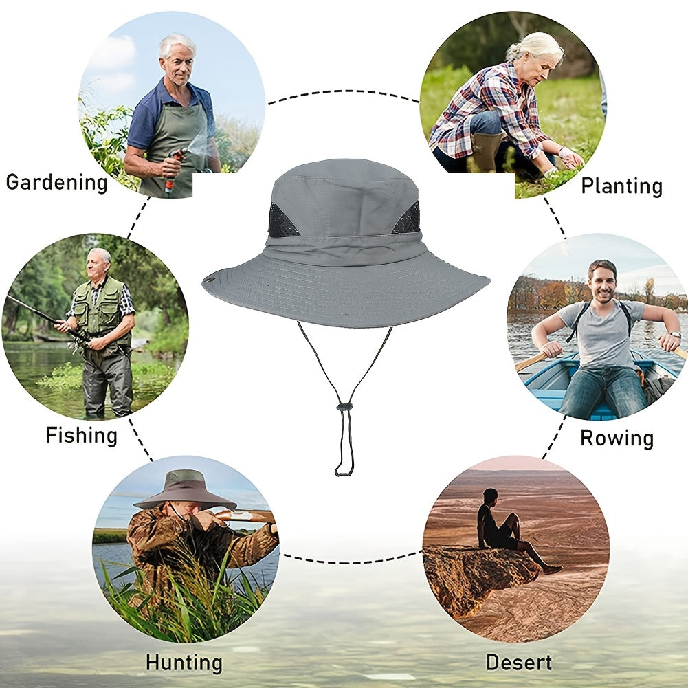 Portable Bucket Cap for Outdoor Sports Hiking Fishing