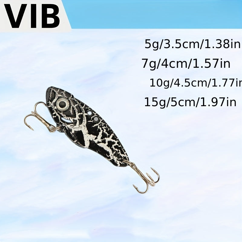 Metal Vibration Fishing Bait for Mouth Blackfish Perch Horse Mouth Perch