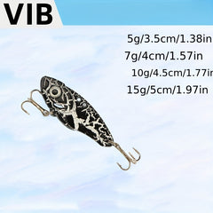 Metal Vibration Fishing Bait for Mouth Blackfish Perch Horse Mouth Perch