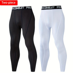 Men's Compression Pants Quick Dry Base Layer for Sports Gym Running