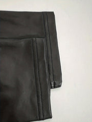 Sexy High Waisted Leggings Faux Leather Skinny Leggings Women's Clothing