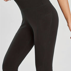 Sports Legging Women's Plus Solid Leggings