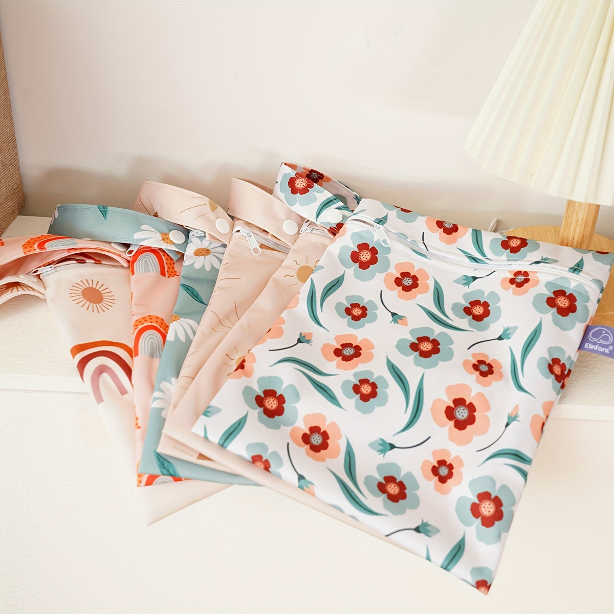 2pcs Diaper Bag Wet Dry Bag Portable