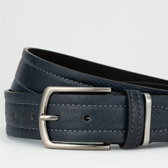 Men's Leather Belt Square Pin Buckle Accessories