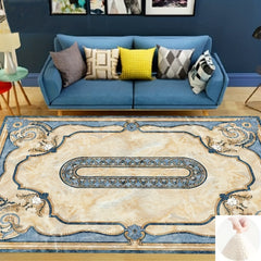 Boho Anti Fatigue Kitchen Rug Vintage Non Slip Soft Faux Sheepskin Floor Mat