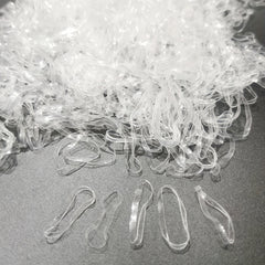 500pcs Clear Elastic Hair Rubber Bands Soft Elastic Bands For Kids