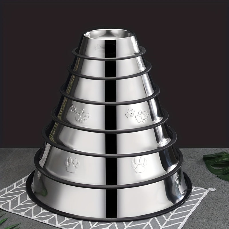 Stainless Steel Dog Bowl for Food & Water