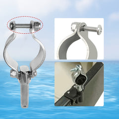 Stainless Steel 304 Paddle Holder Clamp On Oarlock