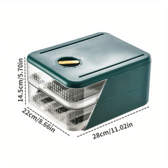 Refrigerator Egg Fresh Keeping Storage Box Drawer Leak Proof Plastic